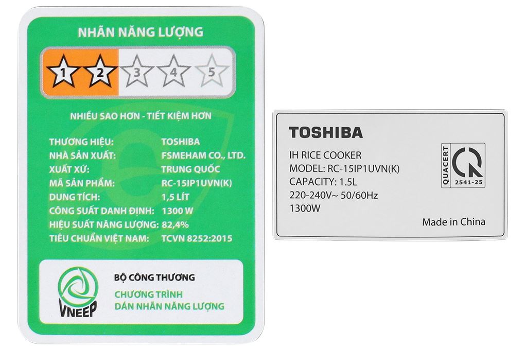 Nồi cơm cao tần Toshiba 1.5 lít RC-15IP1UVN(K) - 18