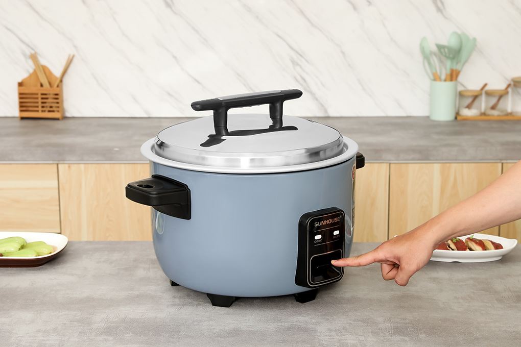 Nồi cơm nắp rời Sunhouse 5.6 lít SHD8156 Màu Xanh