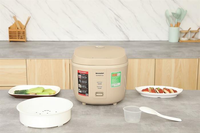 Nồi cơm nắp gài Sharp 1.8 lít KS-PR18ETV-VA