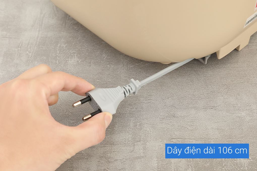 Nồi cơm nắp gài Sharp 1.8 lít KS-PR18ETV-VA Màu Kem