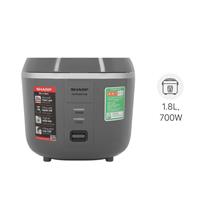 Nồi cơm nắp gài Sharp 1.8 lít KS-PR19ETV-GR