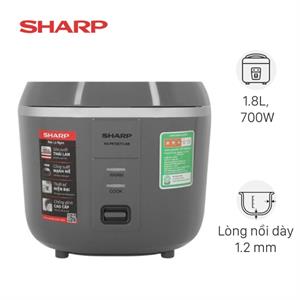 Nồi cơm nắp gài Sharp 1.8 lít KS-PR19ETV-GR