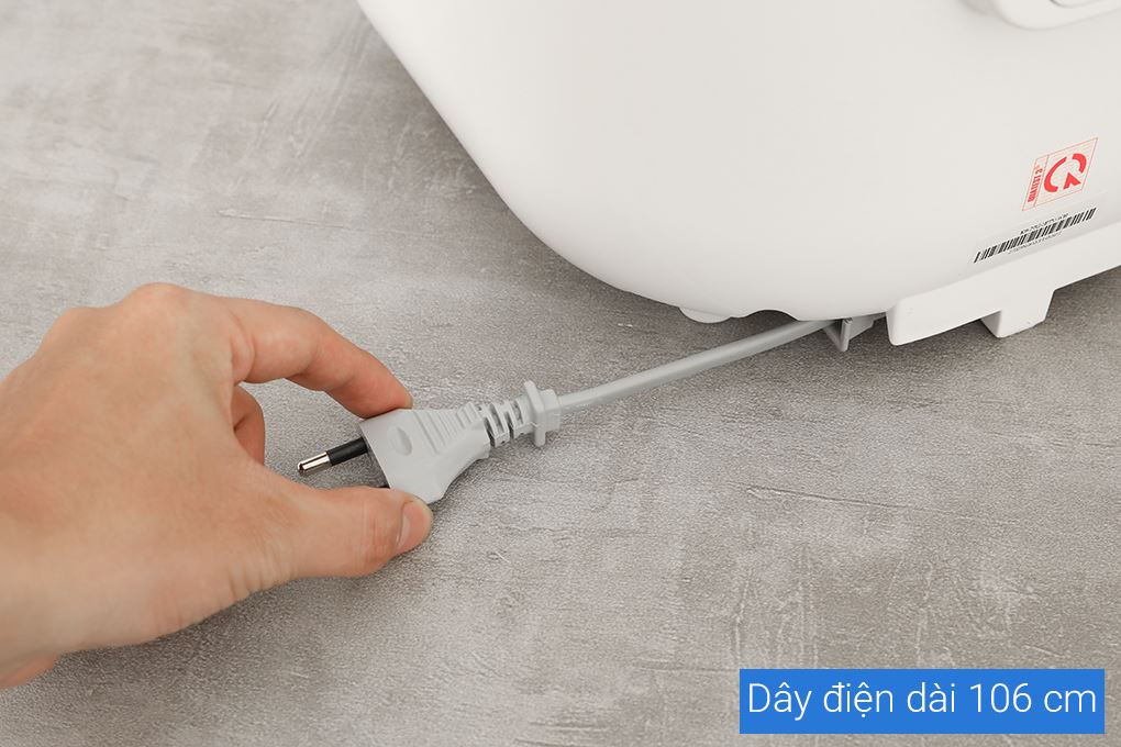 Nồi cơm nắp gài Sharp 1.8 lít KS-PR20ETV-WH Màu Trắng