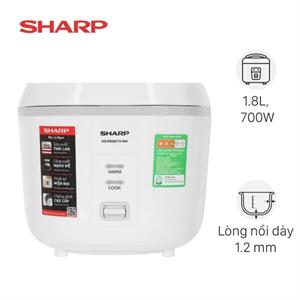 Nồi cơm nắp gài Sharp 1.8 lít KS-PR20ETV-WH