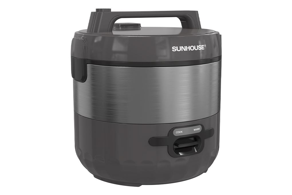 Nồi cơm nắp gài Sunhouse 1.8 lít SHD8600DMX Màu Xám