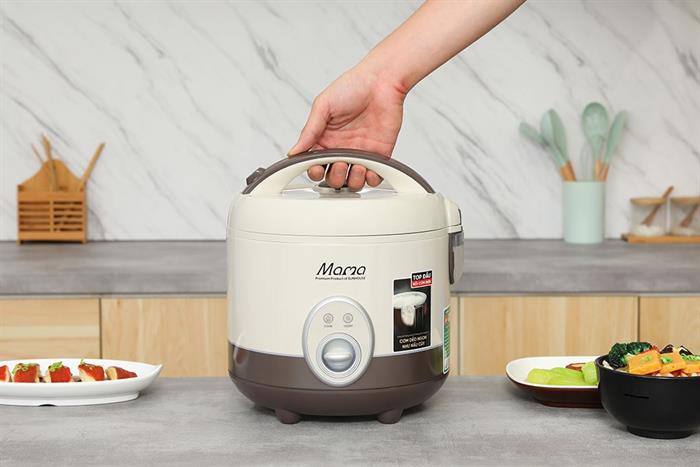 Nồi cơm nắp gài Sunhouse Mama 1.2 lít SHD8267 Màu Kem