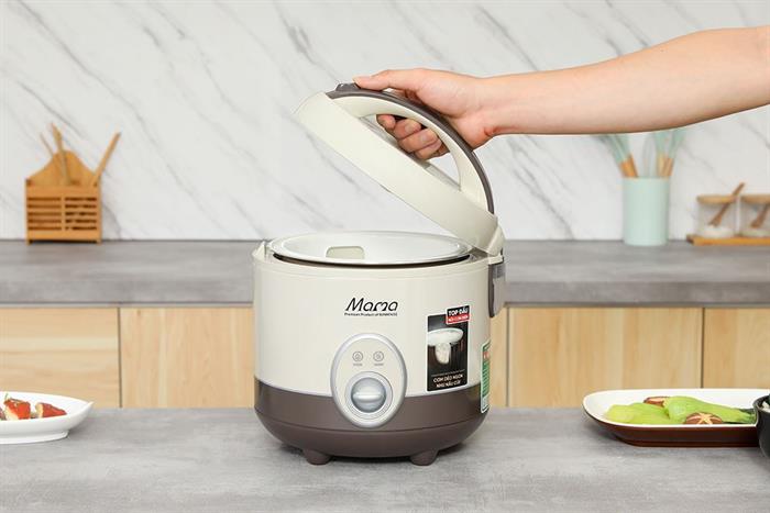 Nồi cơm nắp gài Sunhouse Mama 1.2 lít SHD8267 Màu Kem