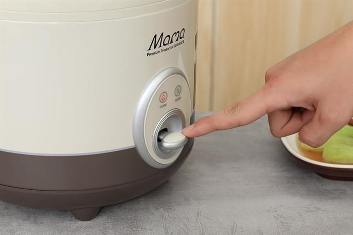 Nồi cơm nắp gài Sunhouse Mama 1.2 lít SHD8267 Màu Kem