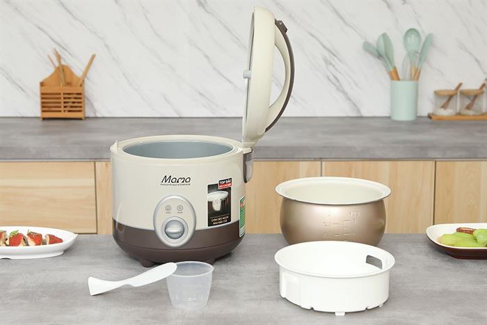 Nồi cơm nắp gài Sunhouse Mama 1.2 lít SHD8267 Màu Kem