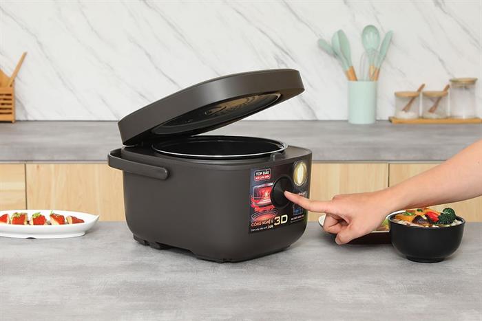 Nồi cơm điện tử Sunhouse 1.5 lít SHD8823 Màu Đen