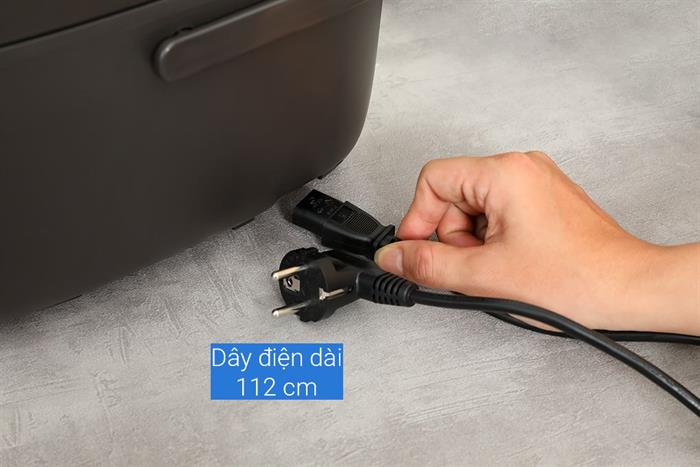 Nồi cơm điện tử Sunhouse 1.5 lít SHD8823 Màu Đen