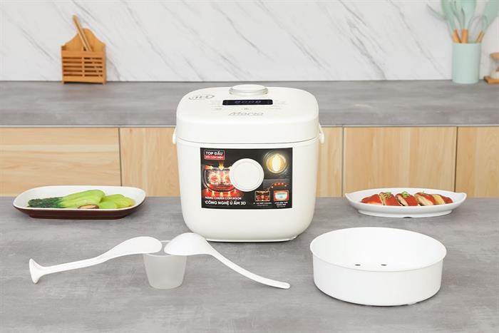 Nồi cơm điện cao tần Sunhouse Mama 1.8 lít SHD8957 Màu Trắng