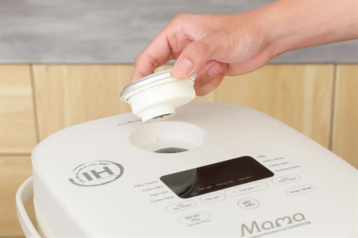 Nồi cơm điện cao tần Sunhouse Mama 1.8 lít SHD8957 Màu Trắng