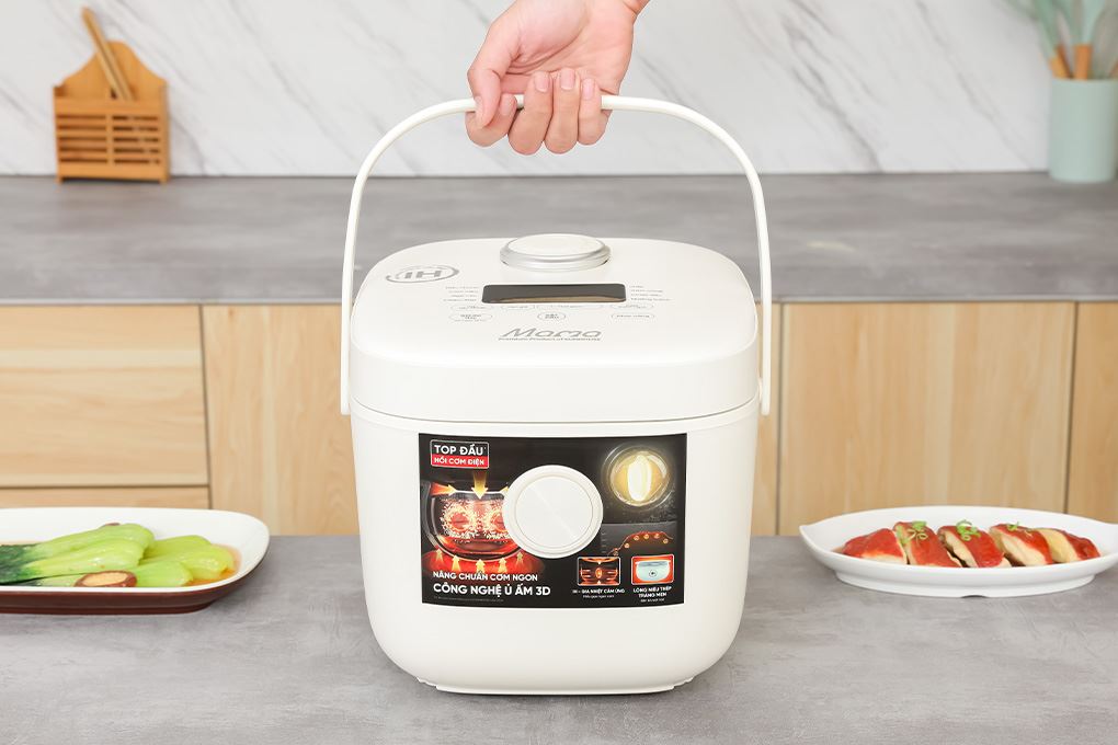 Nồi cơm điện cao tần Sunhouse Mama 1.8 lít SHD8957 Màu Trắng