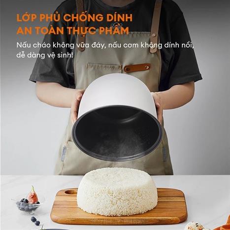 Nồi cơm nắp gài Gaabor 2.2 lít RC50M-BE01A Màu Xanh