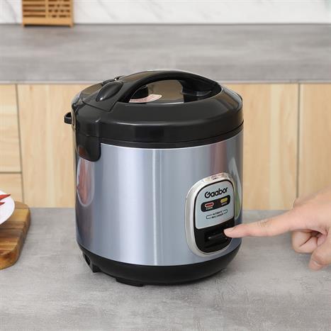 Nồi cơm nắp gài Gaabor 1.0 lít RC20M-YE01A Màu Bạc