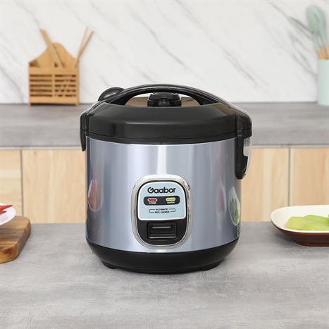 Nồi cơm nắp gài Gaabor 1.0 lít RC20M-YE01A Màu Bạc