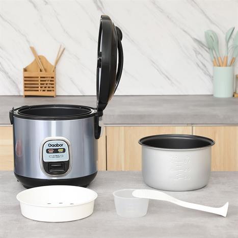 Nồi cơm nắp gài Gaabor 1.0 lít RC20M-YE01A Màu Bạc