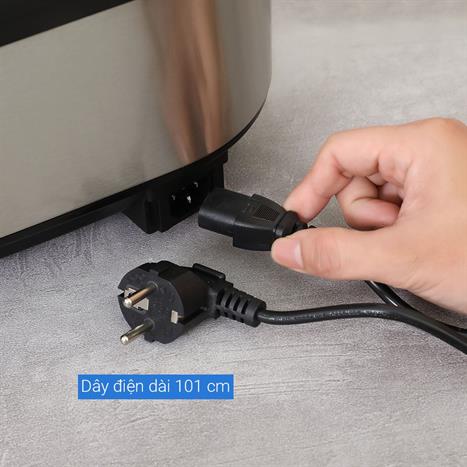 Nồi cơm điện tử Gaabor 1.8 lít GR-S50D Màu Đen