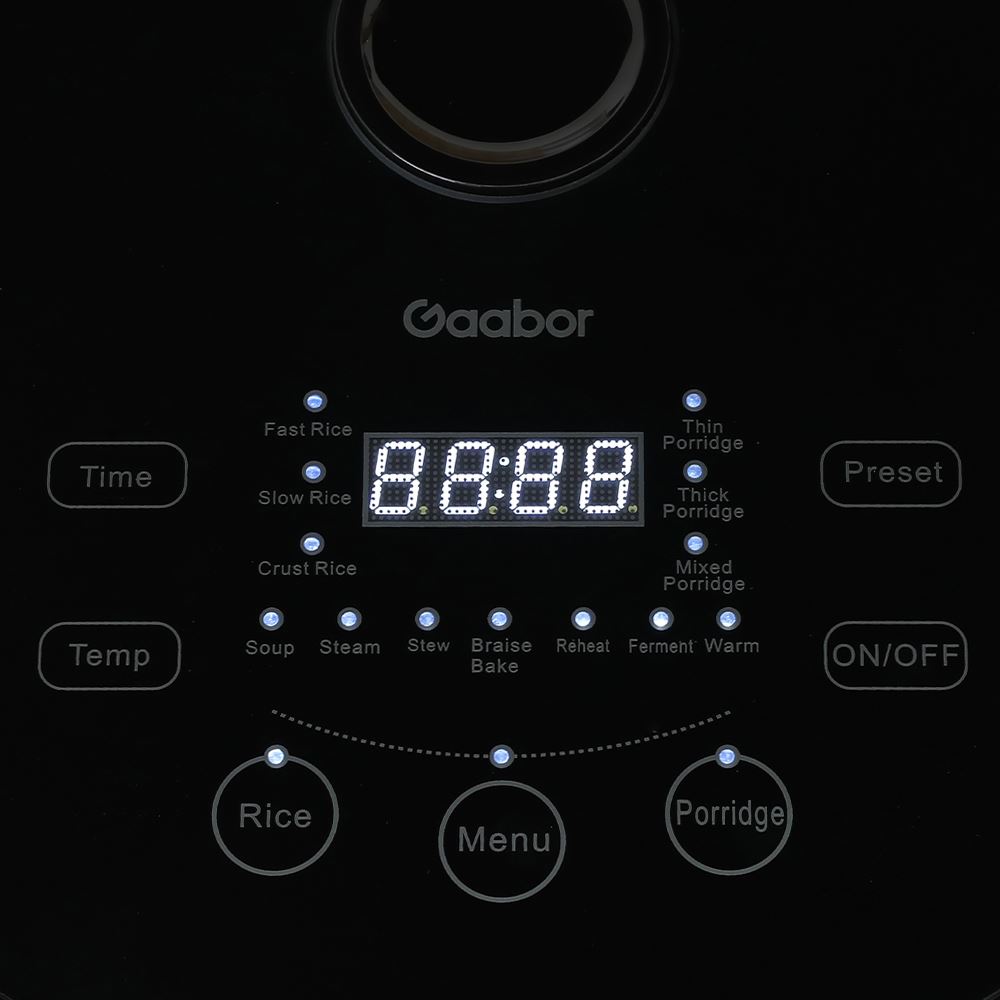 Nồi cơm điện tử Gaabor 1.8 lít GR-S50D Màu Đen