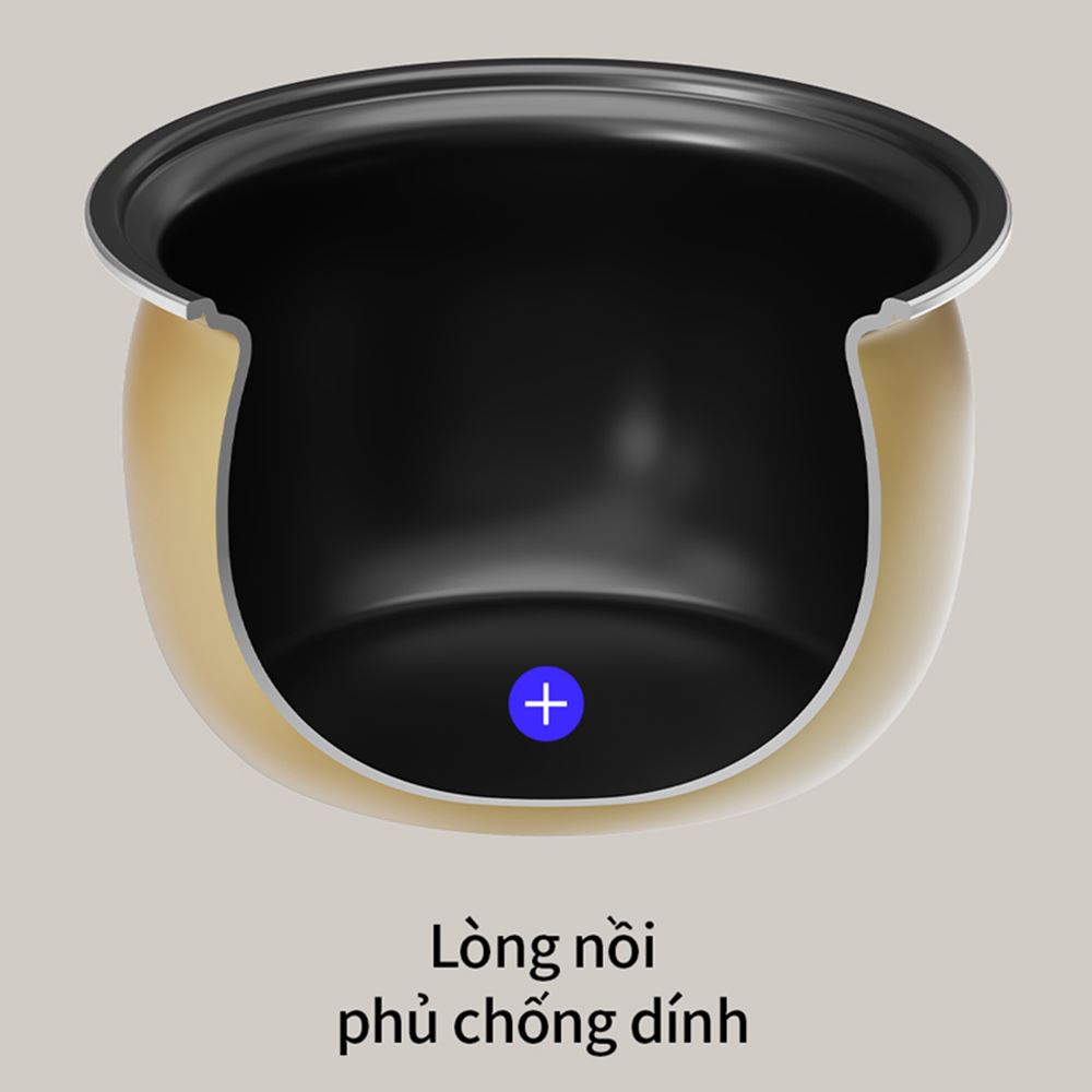 Nồi cơm nắp gài Lock&Lock 1.8 lít EJR462IVY Màu Màu be