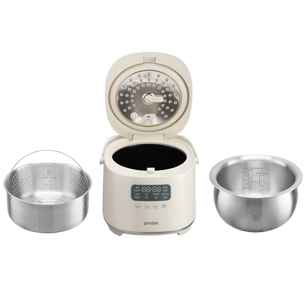 Nồi cơm điện tách đường Paveden 1.2 lít PR-3D12LSBE - Tiện ích