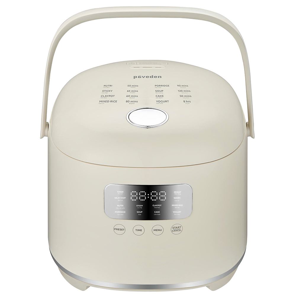 Nồi cơm điện tử Paveden 1.8 lít PR-3D18BE - Thiết kế