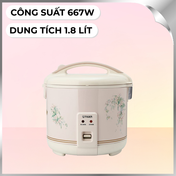 Nồi cơm nắp gài Tiger 1.8 lít JNP-1800