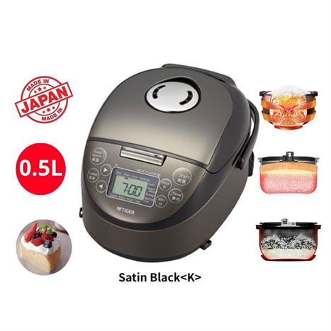 Nồi cơm cao tần Tiger 0.54 lít JPF-A55W - Đen Màu Đen
