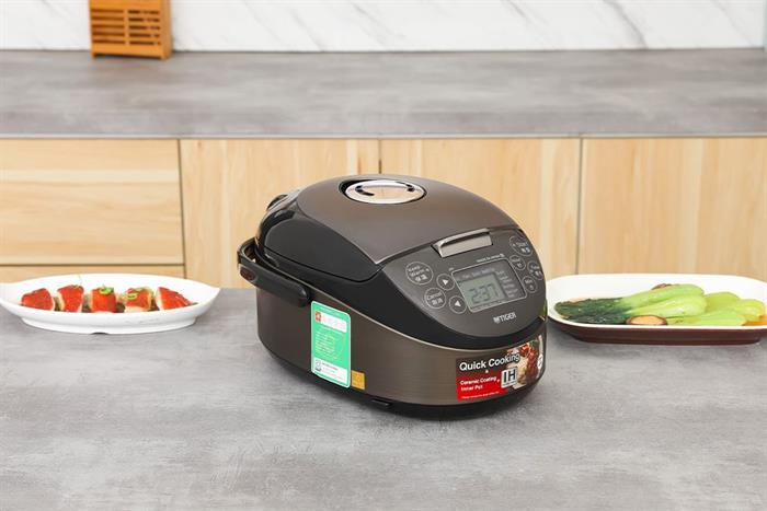Nồi cơm cao tần Tiger 0.54 lít JPF-A55W - Xám Màu Xám