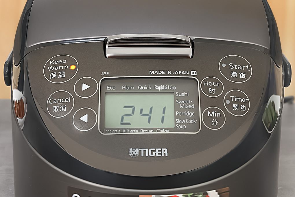Nồi cơm cao tần Tiger 0.54 lít JPF-A55W - Xám Màu Xám