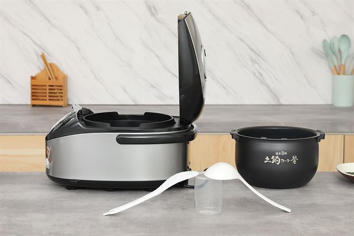 Nồi cơm cao tần Tiger 1 lít JKT-F10W Màu Đen - Xám