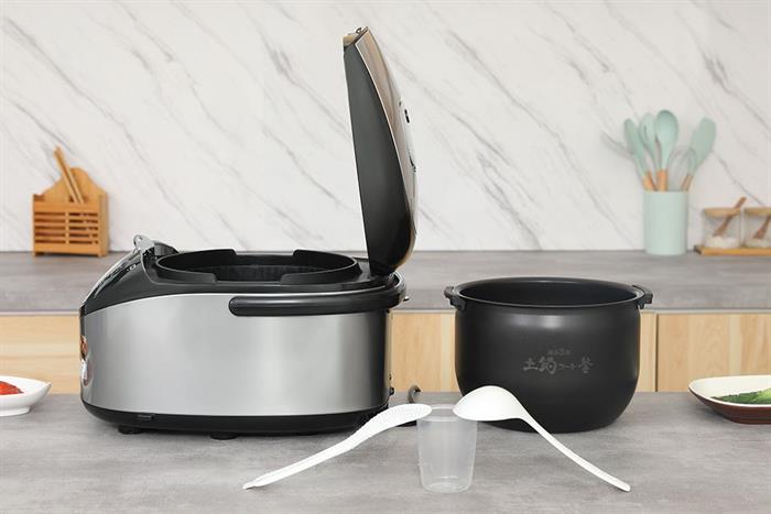 Nồi cơm cao tần Tiger 1.8 lít JKT-F18W Màu Đen - Xám