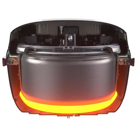 Nồi cơm áp suất cao tần Tiger 1.8 lít JPK-W18W Màu Đen - nâu