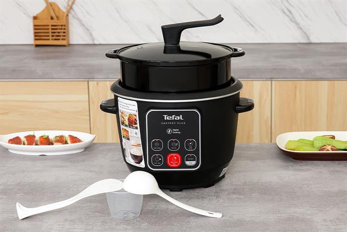 Nồi cơm điện tử Tefal 1.8 lít RK1088Y0 Màu Đen