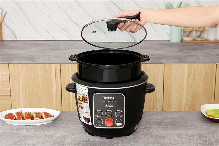 Nồi cơm điện tử Tefal 1.8 lít RK1088Y0 Màu Đen