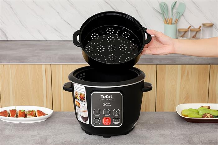 Nồi cơm điện tử Tefal 1.8 lít RK1088Y0 Màu Đen