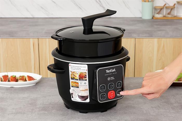 Nồi cơm điện tử Tefal 1.8 lít RK1088Y0 Màu Đen