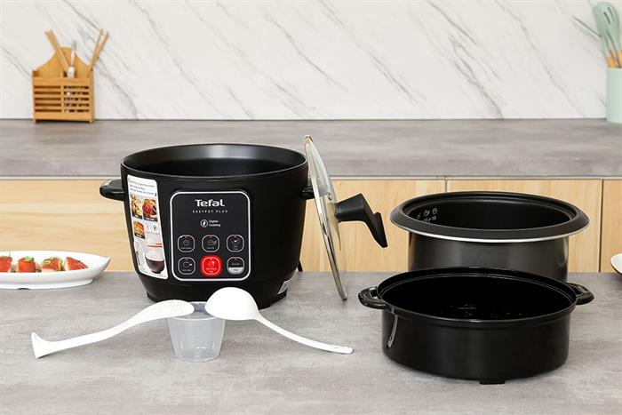 Nồi cơm điện tử Tefal 1.8 lít RK1088Y0 Màu Đen