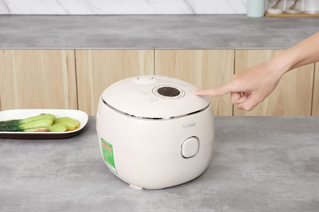 Nồi cơm điện tử Tefal 0.72 lít RK535AY0 Màu Màu be