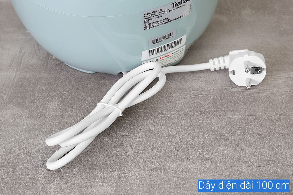 Nồi cơm điện tử Tefal 0.72 lít RK5354Y0 Màu Xanh