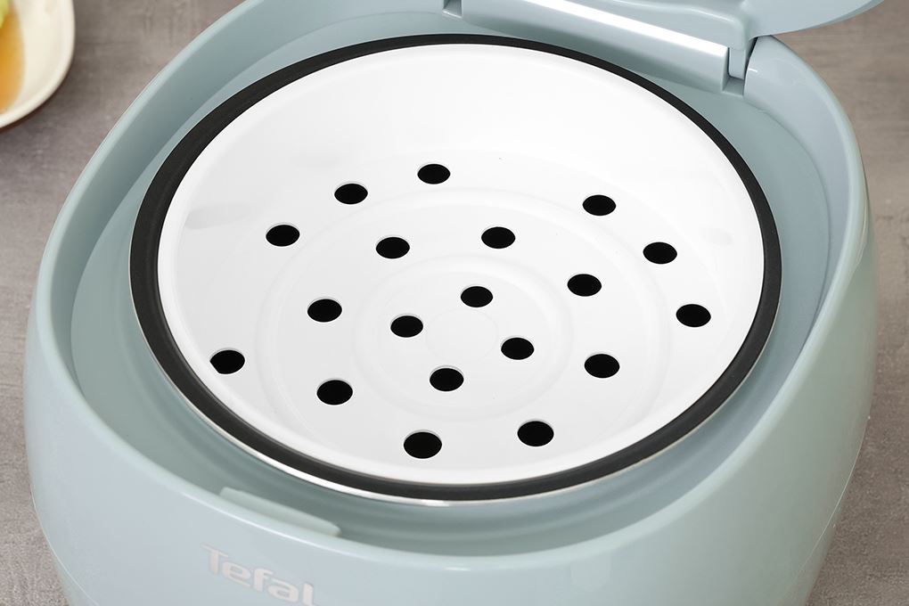 Nồi cơm điện tử Tefal 0.72 lít RK5354Y0 Màu Xanh