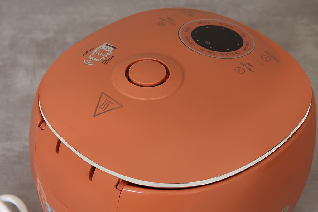 Nồi cơm điện tử Tefal 0.72 lít RK535TY0 Màu Cam đất