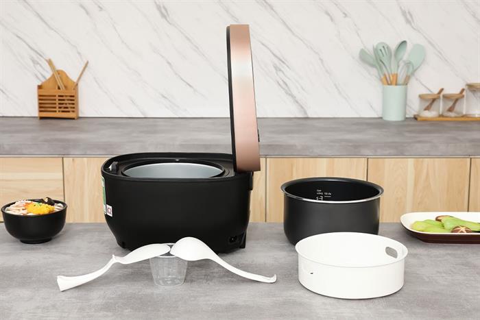 Nồi cơm điện tử Sharp 1 lít KS-COM1031MV-RS Màu Đen