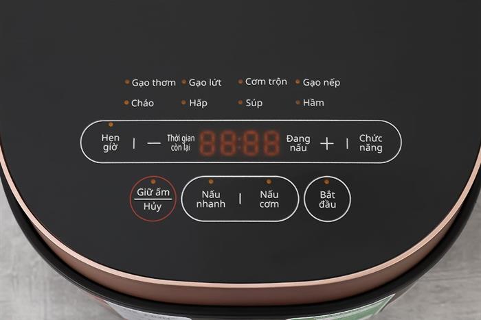 Nồi cơm điện tử Sharp 1 lít KS-COM1031MV-RS Màu Đen