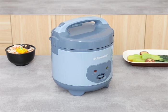 Nồi cơm nắp gài Sunhouse 1.2 lít SHD8214 Màu Xanh