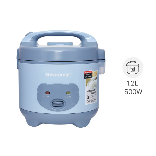 Nồi cơm nắp gài Sunhouse 1.2 lít SHD8214