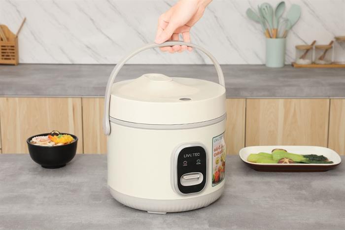 Nồi cơm nắp gài Livotec 1.8 lít LRC-6218B Màu Màu be