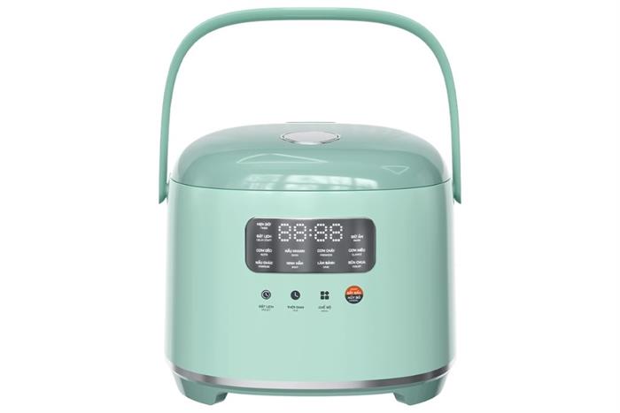 Nồi cơm điện tử Livotec 1.8 lít LRC-E8118M Màu Xanh mint
