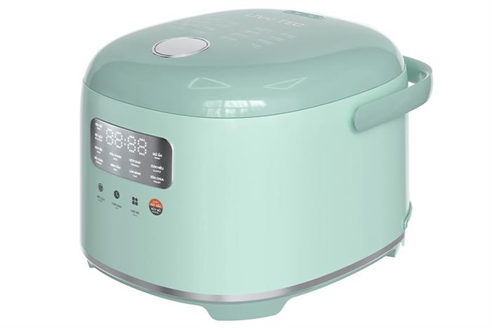 Nồi cơm điện tử Livotec 1.8 lít LRC-E8118M Màu Xanh mint